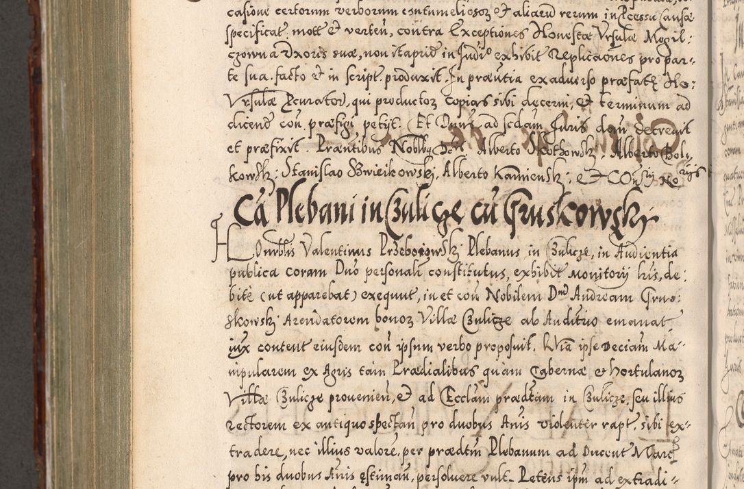 Zdjęcie nr 961 dla obiektu archiwalnego: Illistrissimo et revedissimo in Christo Patre Domino Domino Georgio Rzadziwił Miserone Divina Sacrostae R. E. Tituli S. Sixti Presbitero Cardinali Duce in Olyka et Niesswiesz ad Gubernacula Ecclessiae Cracoviensis cuius administratorialem a Sancta Sede Apostolica obtinverat feliciter sedente. Acta actorum, causarum, sententiarum tam deffinitivarum quam interloquutoriarum decretorum, obligationum, quietationum, recognitionum, constitutionum procuratorum etc. coram Reverendo Domino Stanislao Crassinskz de Crasne Archidiacono Cracoviensis, Scholastico Gnesnesis, Custode Plocensis etc. Vicario et Officiali Generali Cracoviensi in Ano Domini Millesimo Quingentesimo Nonagesimo Primo cuius indictio quarta pontificatus SS. Domini Nostri Gregorii XIIII Anno I psius prio feliciter incipiut