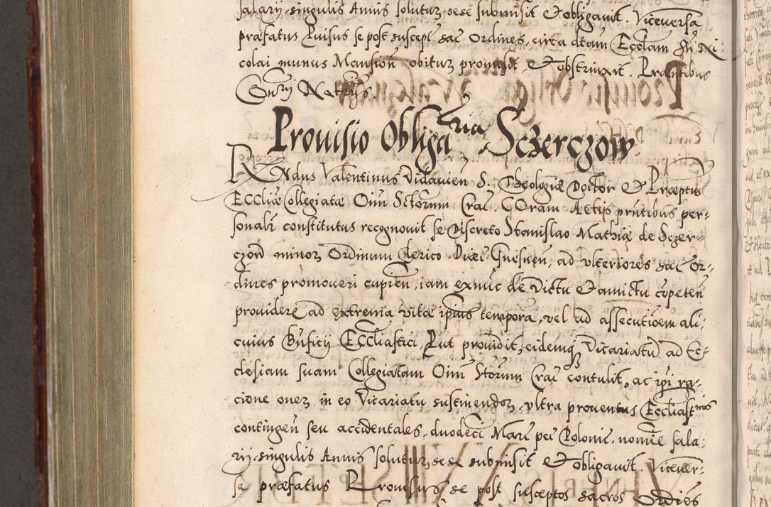 Zdjęcie nr 945 dla obiektu archiwalnego: Illistrissimo et revedissimo in Christo Patre Domino Domino Georgio Rzadziwił Miserone Divina Sacrostae R. E. Tituli S. Sixti Presbitero Cardinali Duce in Olyka et Niesswiesz ad Gubernacula Ecclessiae Cracoviensis cuius administratorialem a Sancta Sede Apostolica obtinverat feliciter sedente. Acta actorum, causarum, sententiarum tam deffinitivarum quam interloquutoriarum decretorum, obligationum, quietationum, recognitionum, constitutionum procuratorum etc. coram Reverendo Domino Stanislao Crassinskz de Crasne Archidiacono Cracoviensis, Scholastico Gnesnesis, Custode Plocensis etc. Vicario et Officiali Generali Cracoviensi in Ano Domini Millesimo Quingentesimo Nonagesimo Primo cuius indictio quarta pontificatus SS. Domini Nostri Gregorii XIIII Anno I psius prio feliciter incipiut