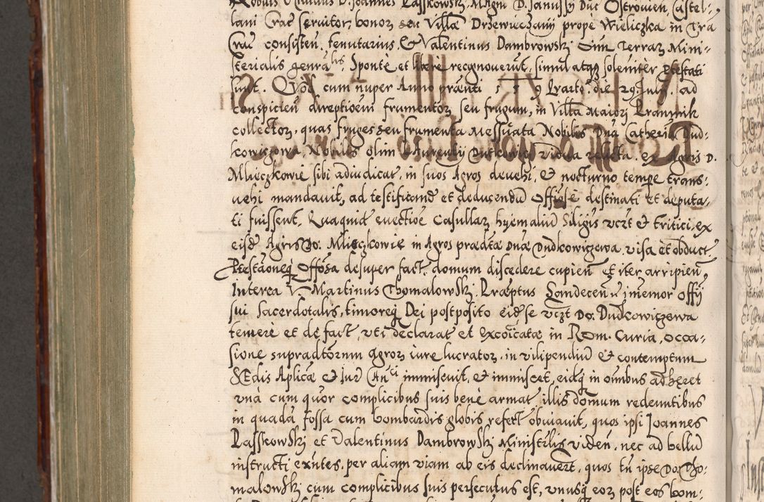 Zdjęcie nr 925 dla obiektu archiwalnego: Illistrissimo et revedissimo in Christo Patre Domino Domino Georgio Rzadziwił Miserone Divina Sacrostae R. E. Tituli S. Sixti Presbitero Cardinali Duce in Olyka et Niesswiesz ad Gubernacula Ecclessiae Cracoviensis cuius administratorialem a Sancta Sede Apostolica obtinverat feliciter sedente. Acta actorum, causarum, sententiarum tam deffinitivarum quam interloquutoriarum decretorum, obligationum, quietationum, recognitionum, constitutionum procuratorum etc. coram Reverendo Domino Stanislao Crassinskz de Crasne Archidiacono Cracoviensis, Scholastico Gnesnesis, Custode Plocensis etc. Vicario et Officiali Generali Cracoviensi in Ano Domini Millesimo Quingentesimo Nonagesimo Primo cuius indictio quarta pontificatus SS. Domini Nostri Gregorii XIIII Anno I psius prio feliciter incipiut