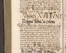 Zdjęcie nr 903 dla obiektu archiwalnego: Illistrissimo et revedissimo in Christo Patre Domino Domino Georgio Rzadziwił Miserone Divina Sacrostae R. E. Tituli S. Sixti Presbitero Cardinali Duce in Olyka et Niesswiesz ad Gubernacula Ecclessiae Cracoviensis cuius administratorialem a Sancta Sede Apostolica obtinverat feliciter sedente. Acta actorum, causarum, sententiarum tam deffinitivarum quam interloquutoriarum decretorum, obligationum, quietationum, recognitionum, constitutionum procuratorum etc. coram Reverendo Domino Stanislao Crassinskz de Crasne Archidiacono Cracoviensis, Scholastico Gnesnesis, Custode Plocensis etc. Vicario et Officiali Generali Cracoviensi in Ano Domini Millesimo Quingentesimo Nonagesimo Primo cuius indictio quarta pontificatus SS. Domini Nostri Gregorii XIIII Anno I psius prio feliciter incipiut