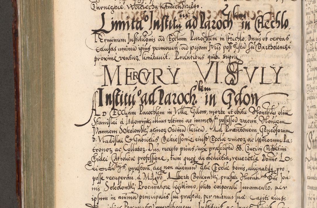 Zdjęcie nr 911 dla obiektu archiwalnego: Illistrissimo et revedissimo in Christo Patre Domino Domino Georgio Rzadziwił Miserone Divina Sacrostae R. E. Tituli S. Sixti Presbitero Cardinali Duce in Olyka et Niesswiesz ad Gubernacula Ecclessiae Cracoviensis cuius administratorialem a Sancta Sede Apostolica obtinverat feliciter sedente. Acta actorum, causarum, sententiarum tam deffinitivarum quam interloquutoriarum decretorum, obligationum, quietationum, recognitionum, constitutionum procuratorum etc. coram Reverendo Domino Stanislao Crassinskz de Crasne Archidiacono Cracoviensis, Scholastico Gnesnesis, Custode Plocensis etc. Vicario et Officiali Generali Cracoviensi in Ano Domini Millesimo Quingentesimo Nonagesimo Primo cuius indictio quarta pontificatus SS. Domini Nostri Gregorii XIIII Anno I psius prio feliciter incipiut