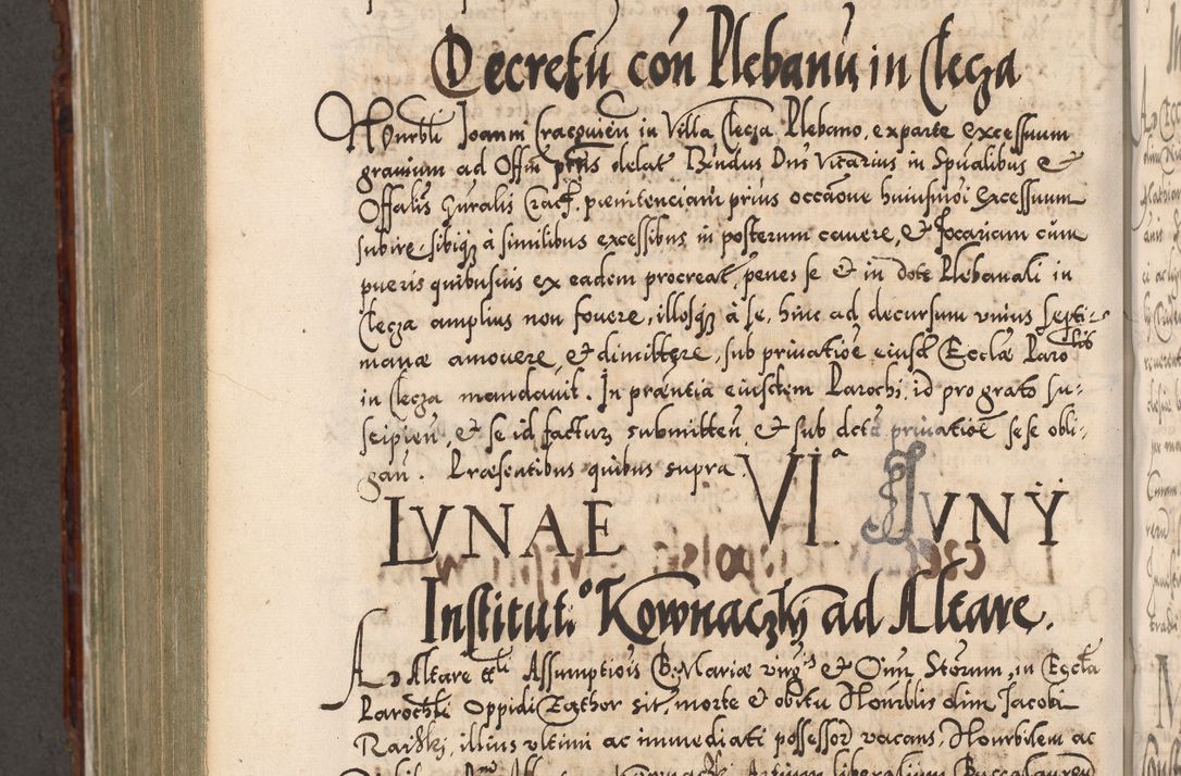 Zdjęcie nr 899 dla obiektu archiwalnego: Illistrissimo et revedissimo in Christo Patre Domino Domino Georgio Rzadziwił Miserone Divina Sacrostae R. E. Tituli S. Sixti Presbitero Cardinali Duce in Olyka et Niesswiesz ad Gubernacula Ecclessiae Cracoviensis cuius administratorialem a Sancta Sede Apostolica obtinverat feliciter sedente. Acta actorum, causarum, sententiarum tam deffinitivarum quam interloquutoriarum decretorum, obligationum, quietationum, recognitionum, constitutionum procuratorum etc. coram Reverendo Domino Stanislao Crassinskz de Crasne Archidiacono Cracoviensis, Scholastico Gnesnesis, Custode Plocensis etc. Vicario et Officiali Generali Cracoviensi in Ano Domini Millesimo Quingentesimo Nonagesimo Primo cuius indictio quarta pontificatus SS. Domini Nostri Gregorii XIIII Anno I psius prio feliciter incipiut