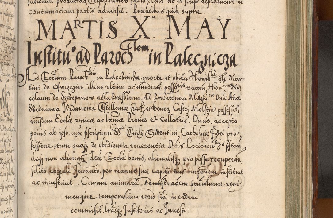 Zdjęcie nr 884 dla obiektu archiwalnego: Illistrissimo et revedissimo in Christo Patre Domino Domino Georgio Rzadziwił Miserone Divina Sacrostae R. E. Tituli S. Sixti Presbitero Cardinali Duce in Olyka et Niesswiesz ad Gubernacula Ecclessiae Cracoviensis cuius administratorialem a Sancta Sede Apostolica obtinverat feliciter sedente. Acta actorum, causarum, sententiarum tam deffinitivarum quam interloquutoriarum decretorum, obligationum, quietationum, recognitionum, constitutionum procuratorum etc. coram Reverendo Domino Stanislao Crassinskz de Crasne Archidiacono Cracoviensis, Scholastico Gnesnesis, Custode Plocensis etc. Vicario et Officiali Generali Cracoviensi in Ano Domini Millesimo Quingentesimo Nonagesimo Primo cuius indictio quarta pontificatus SS. Domini Nostri Gregorii XIIII Anno I psius prio feliciter incipiut