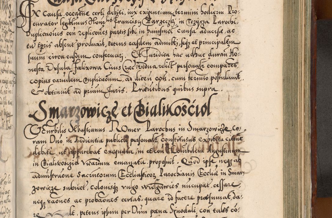 Zdjęcie nr 880 dla obiektu archiwalnego: Illistrissimo et revedissimo in Christo Patre Domino Domino Georgio Rzadziwił Miserone Divina Sacrostae R. E. Tituli S. Sixti Presbitero Cardinali Duce in Olyka et Niesswiesz ad Gubernacula Ecclessiae Cracoviensis cuius administratorialem a Sancta Sede Apostolica obtinverat feliciter sedente. Acta actorum, causarum, sententiarum tam deffinitivarum quam interloquutoriarum decretorum, obligationum, quietationum, recognitionum, constitutionum procuratorum etc. coram Reverendo Domino Stanislao Crassinskz de Crasne Archidiacono Cracoviensis, Scholastico Gnesnesis, Custode Plocensis etc. Vicario et Officiali Generali Cracoviensi in Ano Domini Millesimo Quingentesimo Nonagesimo Primo cuius indictio quarta pontificatus SS. Domini Nostri Gregorii XIIII Anno I psius prio feliciter incipiut