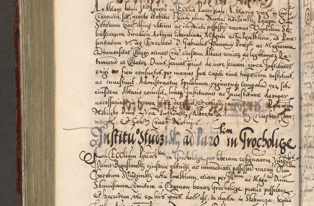 Zdjęcie nr 881 dla obiektu archiwalnego: Illistrissimo et revedissimo in Christo Patre Domino Domino Georgio Rzadziwił Miserone Divina Sacrostae R. E. Tituli S. Sixti Presbitero Cardinali Duce in Olyka et Niesswiesz ad Gubernacula Ecclessiae Cracoviensis cuius administratorialem a Sancta Sede Apostolica obtinverat feliciter sedente. Acta actorum, causarum, sententiarum tam deffinitivarum quam interloquutoriarum decretorum, obligationum, quietationum, recognitionum, constitutionum procuratorum etc. coram Reverendo Domino Stanislao Crassinskz de Crasne Archidiacono Cracoviensis, Scholastico Gnesnesis, Custode Plocensis etc. Vicario et Officiali Generali Cracoviensi in Ano Domini Millesimo Quingentesimo Nonagesimo Primo cuius indictio quarta pontificatus SS. Domini Nostri Gregorii XIIII Anno I psius prio feliciter incipiut