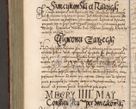 Zdjęcie nr 877 dla obiektu archiwalnego: Illistrissimo et revedissimo in Christo Patre Domino Domino Georgio Rzadziwił Miserone Divina Sacrostae R. E. Tituli S. Sixti Presbitero Cardinali Duce in Olyka et Niesswiesz ad Gubernacula Ecclessiae Cracoviensis cuius administratorialem a Sancta Sede Apostolica obtinverat feliciter sedente. Acta actorum, causarum, sententiarum tam deffinitivarum quam interloquutoriarum decretorum, obligationum, quietationum, recognitionum, constitutionum procuratorum etc. coram Reverendo Domino Stanislao Crassinskz de Crasne Archidiacono Cracoviensis, Scholastico Gnesnesis, Custode Plocensis etc. Vicario et Officiali Generali Cracoviensi in Ano Domini Millesimo Quingentesimo Nonagesimo Primo cuius indictio quarta pontificatus SS. Domini Nostri Gregorii XIIII Anno I psius prio feliciter incipiut