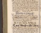 Zdjęcie nr 869 dla obiektu archiwalnego: Illistrissimo et revedissimo in Christo Patre Domino Domino Georgio Rzadziwił Miserone Divina Sacrostae R. E. Tituli S. Sixti Presbitero Cardinali Duce in Olyka et Niesswiesz ad Gubernacula Ecclessiae Cracoviensis cuius administratorialem a Sancta Sede Apostolica obtinverat feliciter sedente. Acta actorum, causarum, sententiarum tam deffinitivarum quam interloquutoriarum decretorum, obligationum, quietationum, recognitionum, constitutionum procuratorum etc. coram Reverendo Domino Stanislao Crassinskz de Crasne Archidiacono Cracoviensis, Scholastico Gnesnesis, Custode Plocensis etc. Vicario et Officiali Generali Cracoviensi in Ano Domini Millesimo Quingentesimo Nonagesimo Primo cuius indictio quarta pontificatus SS. Domini Nostri Gregorii XIIII Anno I psius prio feliciter incipiut