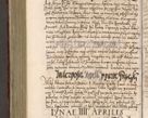 Zdjęcie nr 865 dla obiektu archiwalnego: Illistrissimo et revedissimo in Christo Patre Domino Domino Georgio Rzadziwił Miserone Divina Sacrostae R. E. Tituli S. Sixti Presbitero Cardinali Duce in Olyka et Niesswiesz ad Gubernacula Ecclessiae Cracoviensis cuius administratorialem a Sancta Sede Apostolica obtinverat feliciter sedente. Acta actorum, causarum, sententiarum tam deffinitivarum quam interloquutoriarum decretorum, obligationum, quietationum, recognitionum, constitutionum procuratorum etc. coram Reverendo Domino Stanislao Crassinskz de Crasne Archidiacono Cracoviensis, Scholastico Gnesnesis, Custode Plocensis etc. Vicario et Officiali Generali Cracoviensi in Ano Domini Millesimo Quingentesimo Nonagesimo Primo cuius indictio quarta pontificatus SS. Domini Nostri Gregorii XIIII Anno I psius prio feliciter incipiut