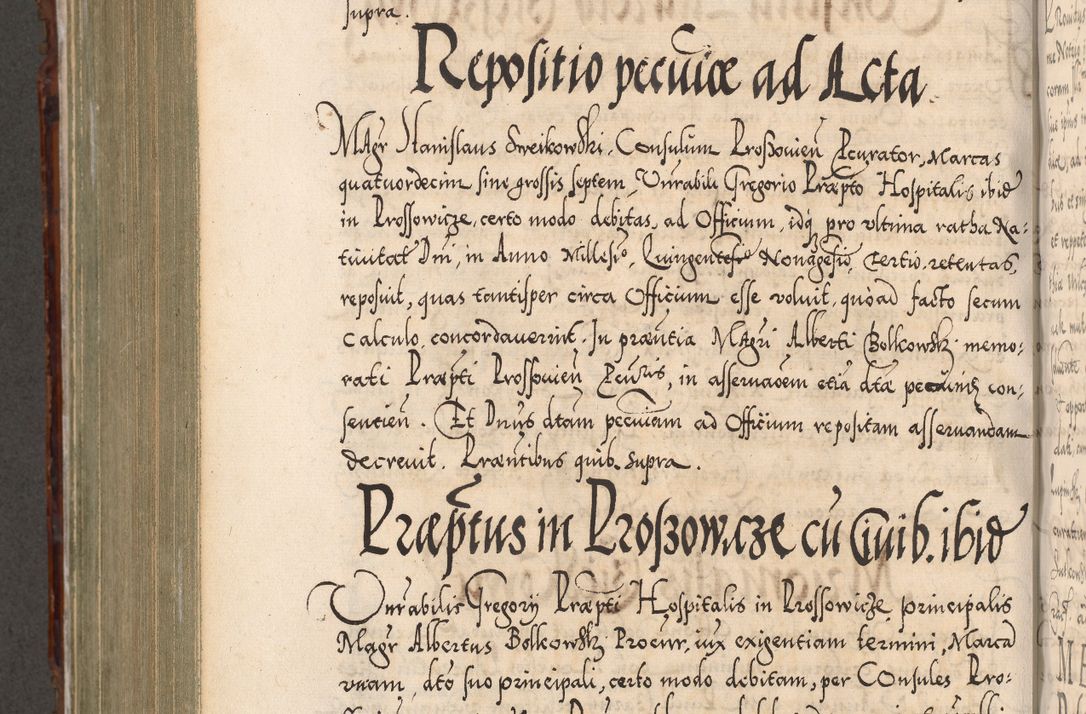 Zdjęcie nr 829 dla obiektu archiwalnego: Illistrissimo et revedissimo in Christo Patre Domino Domino Georgio Rzadziwił Miserone Divina Sacrostae R. E. Tituli S. Sixti Presbitero Cardinali Duce in Olyka et Niesswiesz ad Gubernacula Ecclessiae Cracoviensis cuius administratorialem a Sancta Sede Apostolica obtinverat feliciter sedente. Acta actorum, causarum, sententiarum tam deffinitivarum quam interloquutoriarum decretorum, obligationum, quietationum, recognitionum, constitutionum procuratorum etc. coram Reverendo Domino Stanislao Crassinskz de Crasne Archidiacono Cracoviensis, Scholastico Gnesnesis, Custode Plocensis etc. Vicario et Officiali Generali Cracoviensi in Ano Domini Millesimo Quingentesimo Nonagesimo Primo cuius indictio quarta pontificatus SS. Domini Nostri Gregorii XIIII Anno I psius prio feliciter incipiut