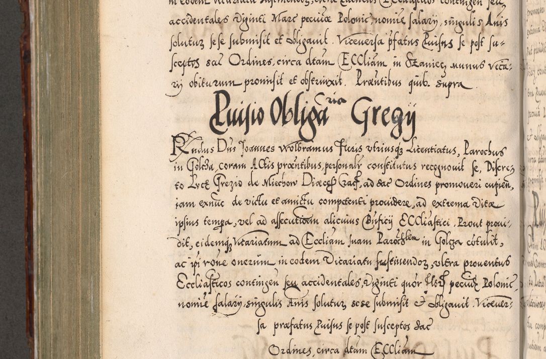 Zdjęcie nr 823 dla obiektu archiwalnego: Illistrissimo et revedissimo in Christo Patre Domino Domino Georgio Rzadziwił Miserone Divina Sacrostae R. E. Tituli S. Sixti Presbitero Cardinali Duce in Olyka et Niesswiesz ad Gubernacula Ecclessiae Cracoviensis cuius administratorialem a Sancta Sede Apostolica obtinverat feliciter sedente. Acta actorum, causarum, sententiarum tam deffinitivarum quam interloquutoriarum decretorum, obligationum, quietationum, recognitionum, constitutionum procuratorum etc. coram Reverendo Domino Stanislao Crassinskz de Crasne Archidiacono Cracoviensis, Scholastico Gnesnesis, Custode Plocensis etc. Vicario et Officiali Generali Cracoviensi in Ano Domini Millesimo Quingentesimo Nonagesimo Primo cuius indictio quarta pontificatus SS. Domini Nostri Gregorii XIIII Anno I psius prio feliciter incipiut