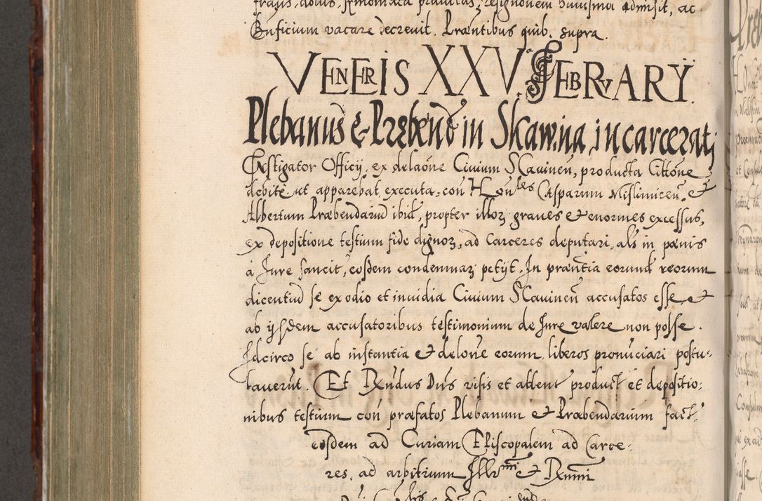 Zdjęcie nr 815 dla obiektu archiwalnego: Illistrissimo et revedissimo in Christo Patre Domino Domino Georgio Rzadziwił Miserone Divina Sacrostae R. E. Tituli S. Sixti Presbitero Cardinali Duce in Olyka et Niesswiesz ad Gubernacula Ecclessiae Cracoviensis cuius administratorialem a Sancta Sede Apostolica obtinverat feliciter sedente. Acta actorum, causarum, sententiarum tam deffinitivarum quam interloquutoriarum decretorum, obligationum, quietationum, recognitionum, constitutionum procuratorum etc. coram Reverendo Domino Stanislao Crassinskz de Crasne Archidiacono Cracoviensis, Scholastico Gnesnesis, Custode Plocensis etc. Vicario et Officiali Generali Cracoviensi in Ano Domini Millesimo Quingentesimo Nonagesimo Primo cuius indictio quarta pontificatus SS. Domini Nostri Gregorii XIIII Anno I psius prio feliciter incipiut