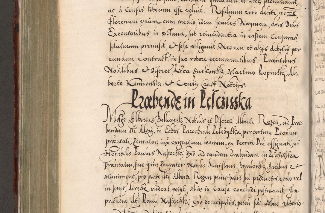 Zdjęcie nr 813 dla obiektu archiwalnego: Illistrissimo et revedissimo in Christo Patre Domino Domino Georgio Rzadziwił Miserone Divina Sacrostae R. E. Tituli S. Sixti Presbitero Cardinali Duce in Olyka et Niesswiesz ad Gubernacula Ecclessiae Cracoviensis cuius administratorialem a Sancta Sede Apostolica obtinverat feliciter sedente. Acta actorum, causarum, sententiarum tam deffinitivarum quam interloquutoriarum decretorum, obligationum, quietationum, recognitionum, constitutionum procuratorum etc. coram Reverendo Domino Stanislao Crassinskz de Crasne Archidiacono Cracoviensis, Scholastico Gnesnesis, Custode Plocensis etc. Vicario et Officiali Generali Cracoviensi in Ano Domini Millesimo Quingentesimo Nonagesimo Primo cuius indictio quarta pontificatus SS. Domini Nostri Gregorii XIIII Anno I psius prio feliciter incipiut