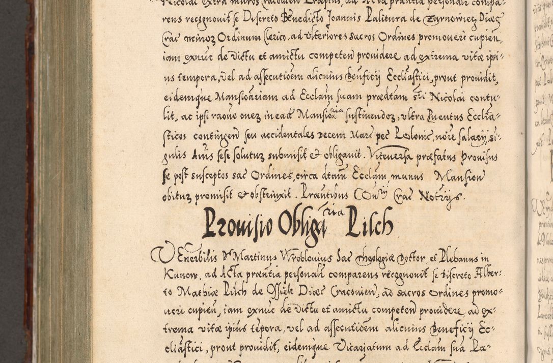 Zdjęcie nr 1084 dla obiektu archiwalnego: Illistrissimo et revedissimo in Christo Patre Domino Domino Georgio Rzadziwił Miserone Divina Sacrostae R. E. Tituli S. Sixti Presbitero Cardinali Duce in Olyka et Niesswiesz ad Gubernacula Ecclessiae Cracoviensis cuius administratorialem a Sancta Sede Apostolica obtinverat feliciter sedente. Acta actorum, causarum, sententiarum tam deffinitivarum quam interloquutoriarum decretorum, obligationum, quietationum, recognitionum, constitutionum procuratorum etc. coram Reverendo Domino Stanislao Crassinskz de Crasne Archidiacono Cracoviensis, Scholastico Gnesnesis, Custode Plocensis etc. Vicario et Officiali Generali Cracoviensi in Ano Domini Millesimo Quingentesimo Nonagesimo Primo cuius indictio quarta pontificatus SS. Domini Nostri Gregorii XIIII Anno I psius prio feliciter incipiut