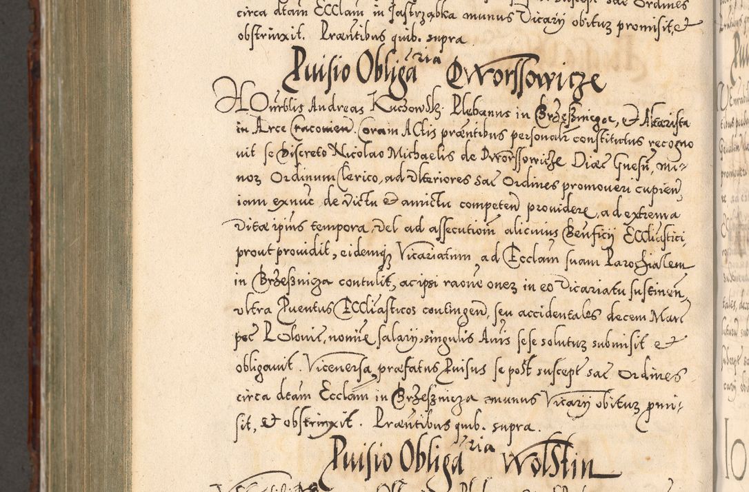 Zdjęcie nr 1062 dla obiektu archiwalnego: Illistrissimo et revedissimo in Christo Patre Domino Domino Georgio Rzadziwił Miserone Divina Sacrostae R. E. Tituli S. Sixti Presbitero Cardinali Duce in Olyka et Niesswiesz ad Gubernacula Ecclessiae Cracoviensis cuius administratorialem a Sancta Sede Apostolica obtinverat feliciter sedente. Acta actorum, causarum, sententiarum tam deffinitivarum quam interloquutoriarum decretorum, obligationum, quietationum, recognitionum, constitutionum procuratorum etc. coram Reverendo Domino Stanislao Crassinskz de Crasne Archidiacono Cracoviensis, Scholastico Gnesnesis, Custode Plocensis etc. Vicario et Officiali Generali Cracoviensi in Ano Domini Millesimo Quingentesimo Nonagesimo Primo cuius indictio quarta pontificatus SS. Domini Nostri Gregorii XIIII Anno I psius prio feliciter incipiut