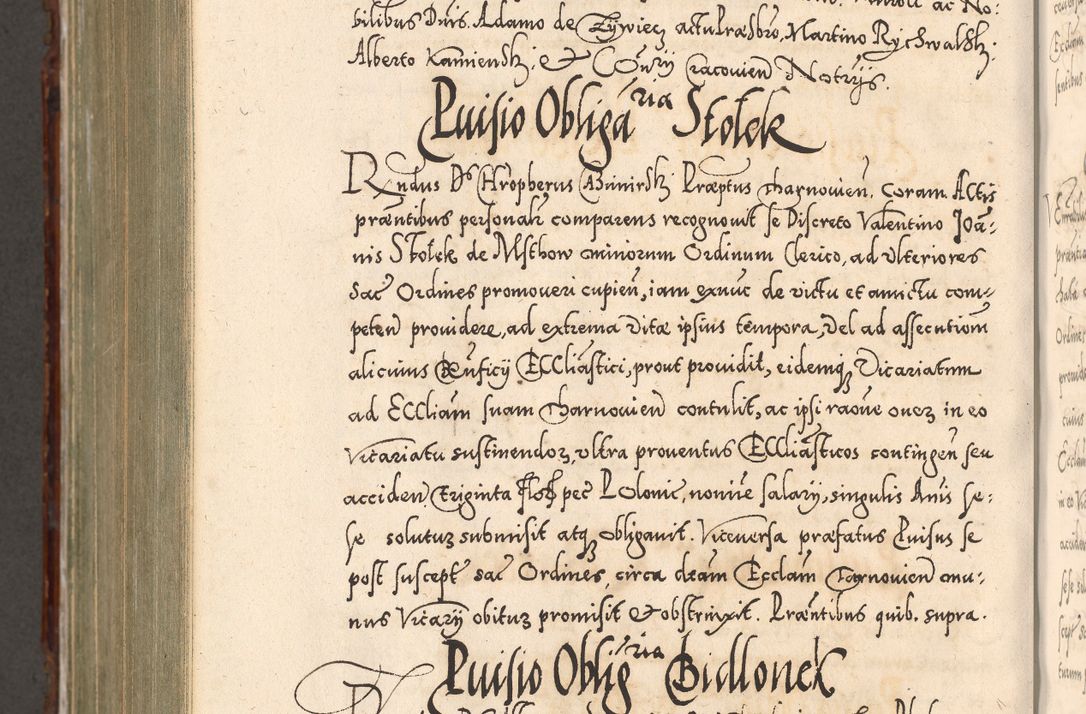 Zdjęcie nr 1054 dla obiektu archiwalnego: Illistrissimo et revedissimo in Christo Patre Domino Domino Georgio Rzadziwił Miserone Divina Sacrostae R. E. Tituli S. Sixti Presbitero Cardinali Duce in Olyka et Niesswiesz ad Gubernacula Ecclessiae Cracoviensis cuius administratorialem a Sancta Sede Apostolica obtinverat feliciter sedente. Acta actorum, causarum, sententiarum tam deffinitivarum quam interloquutoriarum decretorum, obligationum, quietationum, recognitionum, constitutionum procuratorum etc. coram Reverendo Domino Stanislao Crassinskz de Crasne Archidiacono Cracoviensis, Scholastico Gnesnesis, Custode Plocensis etc. Vicario et Officiali Generali Cracoviensi in Ano Domini Millesimo Quingentesimo Nonagesimo Primo cuius indictio quarta pontificatus SS. Domini Nostri Gregorii XIIII Anno I psius prio feliciter incipiut