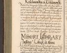 Zdjęcie nr 1039 dla obiektu archiwalnego: Illistrissimo et revedissimo in Christo Patre Domino Domino Georgio Rzadziwił Miserone Divina Sacrostae R. E. Tituli S. Sixti Presbitero Cardinali Duce in Olyka et Niesswiesz ad Gubernacula Ecclessiae Cracoviensis cuius administratorialem a Sancta Sede Apostolica obtinverat feliciter sedente. Acta actorum, causarum, sententiarum tam deffinitivarum quam interloquutoriarum decretorum, obligationum, quietationum, recognitionum, constitutionum procuratorum etc. coram Reverendo Domino Stanislao Crassinskz de Crasne Archidiacono Cracoviensis, Scholastico Gnesnesis, Custode Plocensis etc. Vicario et Officiali Generali Cracoviensi in Ano Domini Millesimo Quingentesimo Nonagesimo Primo cuius indictio quarta pontificatus SS. Domini Nostri Gregorii XIIII Anno I psius prio feliciter incipiut