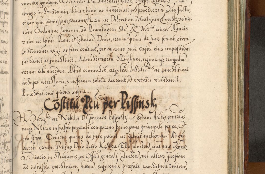 Zdjęcie nr 1020 dla obiektu archiwalnego: Illistrissimo et revedissimo in Christo Patre Domino Domino Georgio Rzadziwił Miserone Divina Sacrostae R. E. Tituli S. Sixti Presbitero Cardinali Duce in Olyka et Niesswiesz ad Gubernacula Ecclessiae Cracoviensis cuius administratorialem a Sancta Sede Apostolica obtinverat feliciter sedente. Acta actorum, causarum, sententiarum tam deffinitivarum quam interloquutoriarum decretorum, obligationum, quietationum, recognitionum, constitutionum procuratorum etc. coram Reverendo Domino Stanislao Crassinskz de Crasne Archidiacono Cracoviensis, Scholastico Gnesnesis, Custode Plocensis etc. Vicario et Officiali Generali Cracoviensi in Ano Domini Millesimo Quingentesimo Nonagesimo Primo cuius indictio quarta pontificatus SS. Domini Nostri Gregorii XIIII Anno I psius prio feliciter incipiut