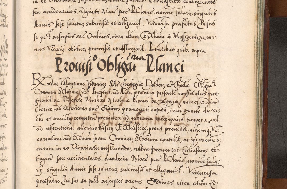 Zdjęcie nr 1182 dla obiektu archiwalnego: Illistrissimo et revedissimo in Christo Patre Domino Domino Georgio Rzadziwił Miserone Divina Sacrostae R. E. Tituli S. Sixti Presbitero Cardinali Duce in Olyka et Niesswiesz ad Gubernacula Ecclessiae Cracoviensis cuius administratorialem a Sancta Sede Apostolica obtinverat feliciter sedente. Acta actorum, causarum, sententiarum tam deffinitivarum quam interloquutoriarum decretorum, obligationum, quietationum, recognitionum, constitutionum procuratorum etc. coram Reverendo Domino Stanislao Crassinskz de Crasne Archidiacono Cracoviensis, Scholastico Gnesnesis, Custode Plocensis etc. Vicario et Officiali Generali Cracoviensi in Ano Domini Millesimo Quingentesimo Nonagesimo Primo cuius indictio quarta pontificatus SS. Domini Nostri Gregorii XIIII Anno I psius prio feliciter incipiut