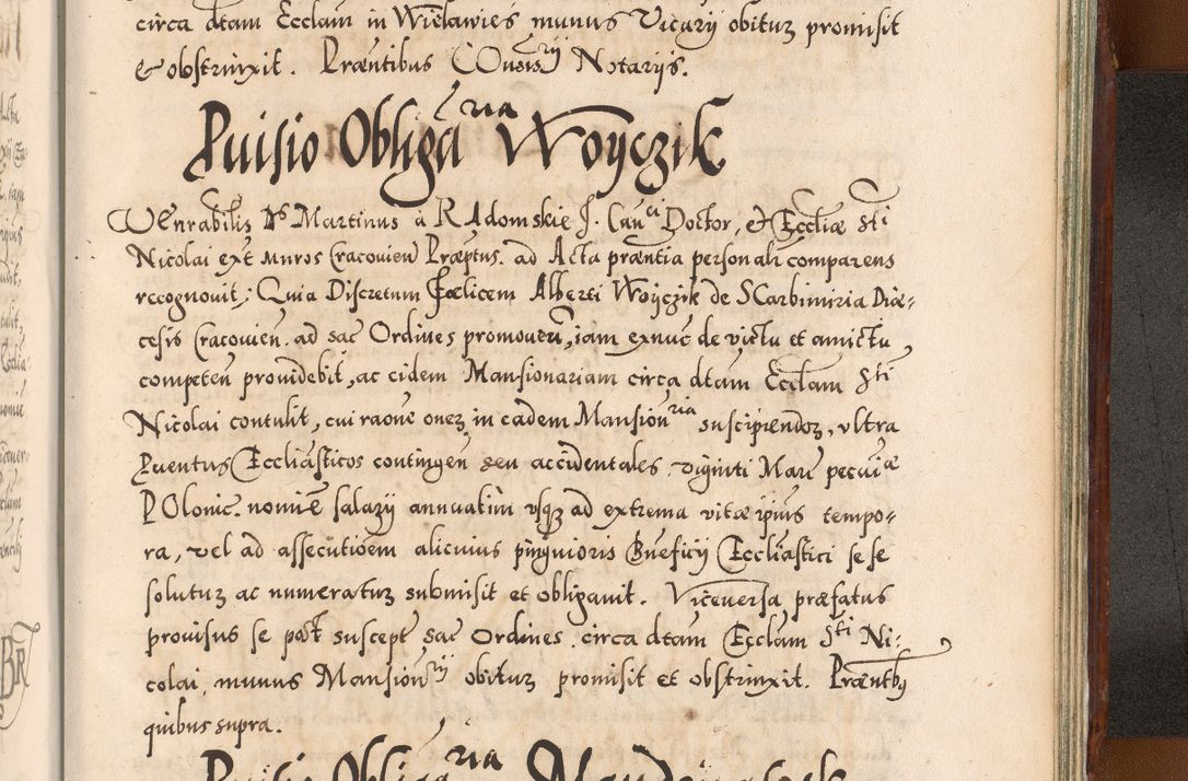 Zdjęcie nr 1176 dla obiektu archiwalnego: Illistrissimo et revedissimo in Christo Patre Domino Domino Georgio Rzadziwił Miserone Divina Sacrostae R. E. Tituli S. Sixti Presbitero Cardinali Duce in Olyka et Niesswiesz ad Gubernacula Ecclessiae Cracoviensis cuius administratorialem a Sancta Sede Apostolica obtinverat feliciter sedente. Acta actorum, causarum, sententiarum tam deffinitivarum quam interloquutoriarum decretorum, obligationum, quietationum, recognitionum, constitutionum procuratorum etc. coram Reverendo Domino Stanislao Crassinskz de Crasne Archidiacono Cracoviensis, Scholastico Gnesnesis, Custode Plocensis etc. Vicario et Officiali Generali Cracoviensi in Ano Domini Millesimo Quingentesimo Nonagesimo Primo cuius indictio quarta pontificatus SS. Domini Nostri Gregorii XIIII Anno I psius prio feliciter incipiut