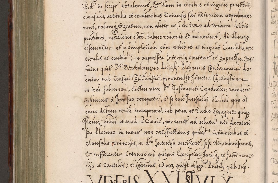 Zdjęcie nr 1153 dla obiektu archiwalnego: Illistrissimo et revedissimo in Christo Patre Domino Domino Georgio Rzadziwił Miserone Divina Sacrostae R. E. Tituli S. Sixti Presbitero Cardinali Duce in Olyka et Niesswiesz ad Gubernacula Ecclessiae Cracoviensis cuius administratorialem a Sancta Sede Apostolica obtinverat feliciter sedente. Acta actorum, causarum, sententiarum tam deffinitivarum quam interloquutoriarum decretorum, obligationum, quietationum, recognitionum, constitutionum procuratorum etc. coram Reverendo Domino Stanislao Crassinskz de Crasne Archidiacono Cracoviensis, Scholastico Gnesnesis, Custode Plocensis etc. Vicario et Officiali Generali Cracoviensi in Ano Domini Millesimo Quingentesimo Nonagesimo Primo cuius indictio quarta pontificatus SS. Domini Nostri Gregorii XIIII Anno I psius prio feliciter incipiut