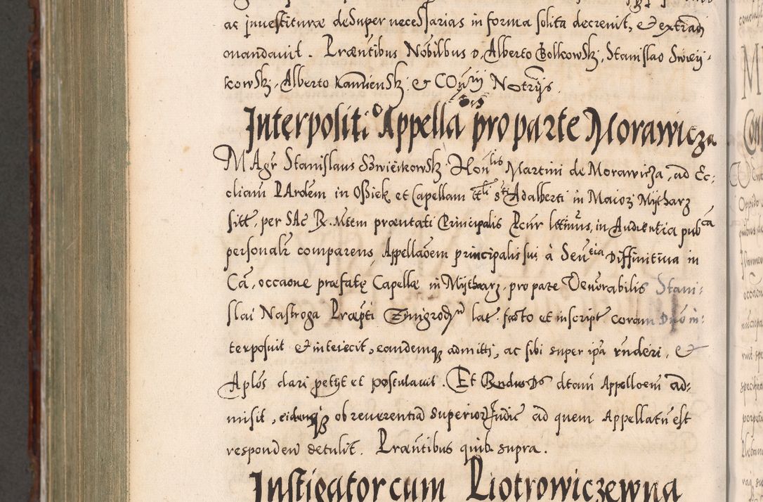 Zdjęcie nr 1141 dla obiektu archiwalnego: Illistrissimo et revedissimo in Christo Patre Domino Domino Georgio Rzadziwił Miserone Divina Sacrostae R. E. Tituli S. Sixti Presbitero Cardinali Duce in Olyka et Niesswiesz ad Gubernacula Ecclessiae Cracoviensis cuius administratorialem a Sancta Sede Apostolica obtinverat feliciter sedente. Acta actorum, causarum, sententiarum tam deffinitivarum quam interloquutoriarum decretorum, obligationum, quietationum, recognitionum, constitutionum procuratorum etc. coram Reverendo Domino Stanislao Crassinskz de Crasne Archidiacono Cracoviensis, Scholastico Gnesnesis, Custode Plocensis etc. Vicario et Officiali Generali Cracoviensi in Ano Domini Millesimo Quingentesimo Nonagesimo Primo cuius indictio quarta pontificatus SS. Domini Nostri Gregorii XIIII Anno I psius prio feliciter incipiut
