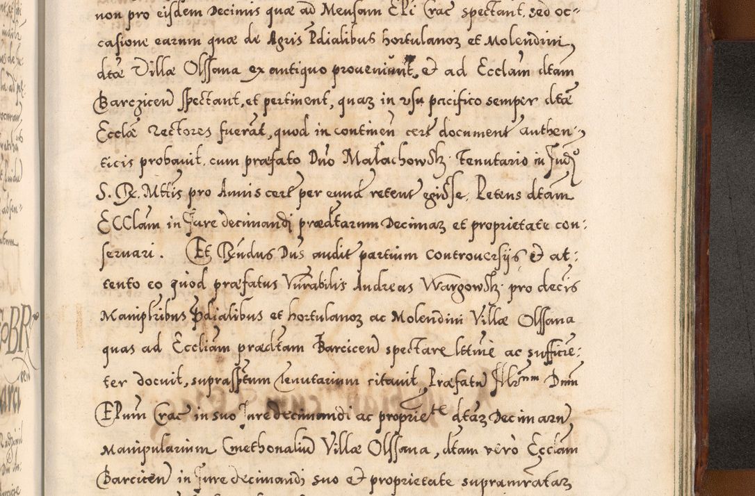 Zdjęcie nr 1208 dla obiektu archiwalnego: Illistrissimo et revedissimo in Christo Patre Domino Domino Georgio Rzadziwił Miserone Divina Sacrostae R. E. Tituli S. Sixti Presbitero Cardinali Duce in Olyka et Niesswiesz ad Gubernacula Ecclessiae Cracoviensis cuius administratorialem a Sancta Sede Apostolica obtinverat feliciter sedente. Acta actorum, causarum, sententiarum tam deffinitivarum quam interloquutoriarum decretorum, obligationum, quietationum, recognitionum, constitutionum procuratorum etc. coram Reverendo Domino Stanislao Crassinskz de Crasne Archidiacono Cracoviensis, Scholastico Gnesnesis, Custode Plocensis etc. Vicario et Officiali Generali Cracoviensi in Ano Domini Millesimo Quingentesimo Nonagesimo Primo cuius indictio quarta pontificatus SS. Domini Nostri Gregorii XIIII Anno I psius prio feliciter incipiut