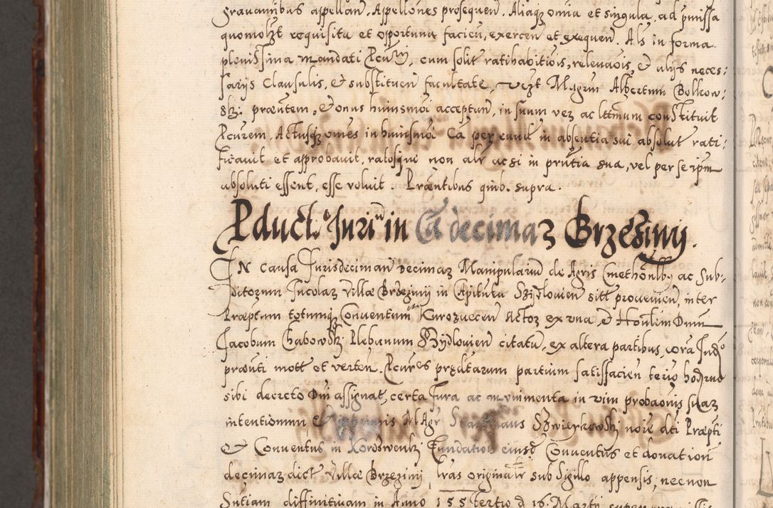 Zdjęcie nr 1211 dla obiektu archiwalnego: Illistrissimo et revedissimo in Christo Patre Domino Domino Georgio Rzadziwił Miserone Divina Sacrostae R. E. Tituli S. Sixti Presbitero Cardinali Duce in Olyka et Niesswiesz ad Gubernacula Ecclessiae Cracoviensis cuius administratorialem a Sancta Sede Apostolica obtinverat feliciter sedente. Acta actorum, causarum, sententiarum tam deffinitivarum quam interloquutoriarum decretorum, obligationum, quietationum, recognitionum, constitutionum procuratorum etc. coram Reverendo Domino Stanislao Crassinskz de Crasne Archidiacono Cracoviensis, Scholastico Gnesnesis, Custode Plocensis etc. Vicario et Officiali Generali Cracoviensi in Ano Domini Millesimo Quingentesimo Nonagesimo Primo cuius indictio quarta pontificatus SS. Domini Nostri Gregorii XIIII Anno I psius prio feliciter incipiut