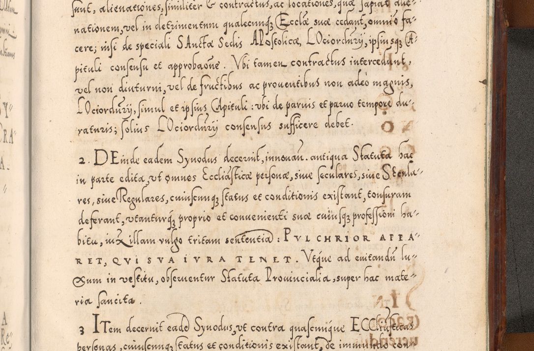 Zdjęcie nr 1276 dla obiektu archiwalnego: Illistrissimo et revedissimo in Christo Patre Domino Domino Georgio Rzadziwił Miserone Divina Sacrostae R. E. Tituli S. Sixti Presbitero Cardinali Duce in Olyka et Niesswiesz ad Gubernacula Ecclessiae Cracoviensis cuius administratorialem a Sancta Sede Apostolica obtinverat feliciter sedente. Acta actorum, causarum, sententiarum tam deffinitivarum quam interloquutoriarum decretorum, obligationum, quietationum, recognitionum, constitutionum procuratorum etc. coram Reverendo Domino Stanislao Crassinskz de Crasne Archidiacono Cracoviensis, Scholastico Gnesnesis, Custode Plocensis etc. Vicario et Officiali Generali Cracoviensi in Ano Domini Millesimo Quingentesimo Nonagesimo Primo cuius indictio quarta pontificatus SS. Domini Nostri Gregorii XIIII Anno I psius prio feliciter incipiut