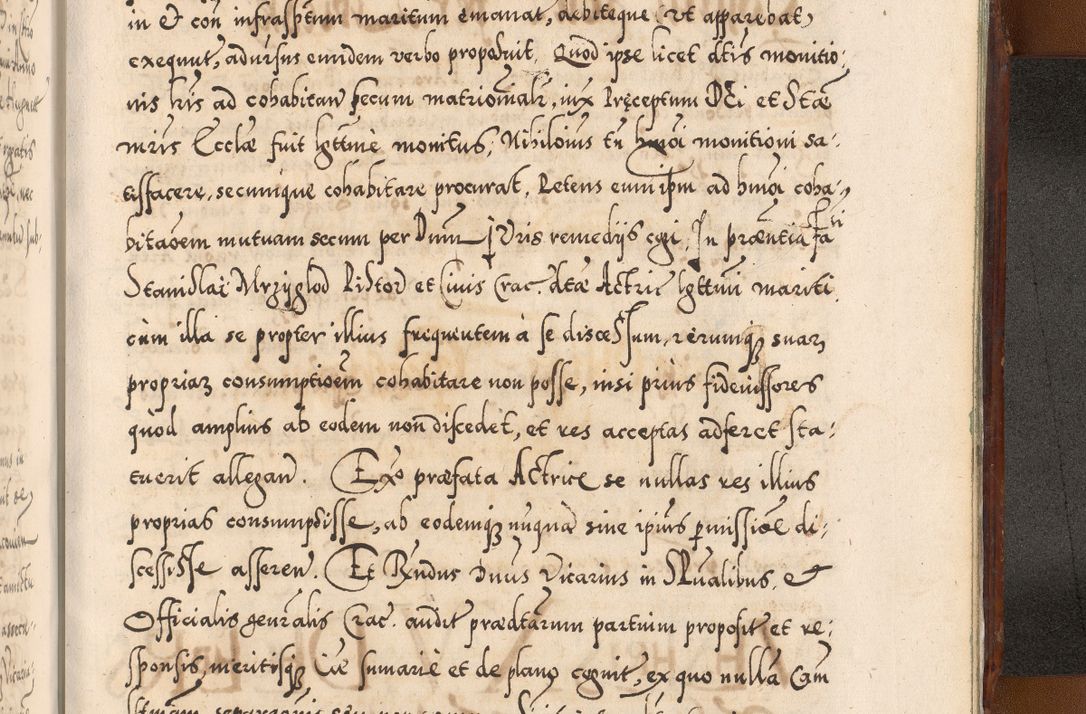 Zdjęcie nr 1255 dla obiektu archiwalnego: Illistrissimo et revedissimo in Christo Patre Domino Domino Georgio Rzadziwił Miserone Divina Sacrostae R. E. Tituli S. Sixti Presbitero Cardinali Duce in Olyka et Niesswiesz ad Gubernacula Ecclessiae Cracoviensis cuius administratorialem a Sancta Sede Apostolica obtinverat feliciter sedente. Acta actorum, causarum, sententiarum tam deffinitivarum quam interloquutoriarum decretorum, obligationum, quietationum, recognitionum, constitutionum procuratorum etc. coram Reverendo Domino Stanislao Crassinskz de Crasne Archidiacono Cracoviensis, Scholastico Gnesnesis, Custode Plocensis etc. Vicario et Officiali Generali Cracoviensi in Ano Domini Millesimo Quingentesimo Nonagesimo Primo cuius indictio quarta pontificatus SS. Domini Nostri Gregorii XIIII Anno I psius prio feliciter incipiut