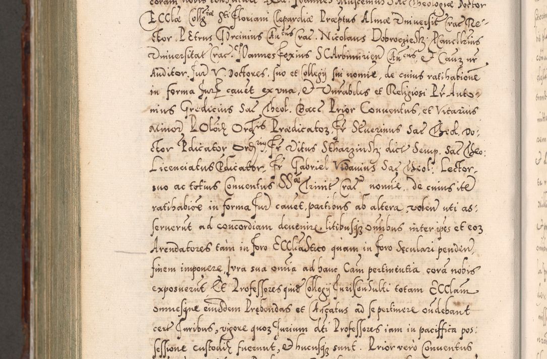 Zdjęcie nr 1225 dla obiektu archiwalnego: Illistrissimo et revedissimo in Christo Patre Domino Domino Georgio Rzadziwił Miserone Divina Sacrostae R. E. Tituli S. Sixti Presbitero Cardinali Duce in Olyka et Niesswiesz ad Gubernacula Ecclessiae Cracoviensis cuius administratorialem a Sancta Sede Apostolica obtinverat feliciter sedente. Acta actorum, causarum, sententiarum tam deffinitivarum quam interloquutoriarum decretorum, obligationum, quietationum, recognitionum, constitutionum procuratorum etc. coram Reverendo Domino Stanislao Crassinskz de Crasne Archidiacono Cracoviensis, Scholastico Gnesnesis, Custode Plocensis etc. Vicario et Officiali Generali Cracoviensi in Ano Domini Millesimo Quingentesimo Nonagesimo Primo cuius indictio quarta pontificatus SS. Domini Nostri Gregorii XIIII Anno I psius prio feliciter incipiut