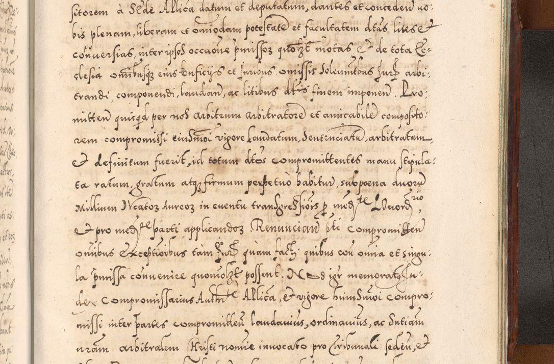 Zdjęcie nr 1226 dla obiektu archiwalnego: Illistrissimo et revedissimo in Christo Patre Domino Domino Georgio Rzadziwił Miserone Divina Sacrostae R. E. Tituli S. Sixti Presbitero Cardinali Duce in Olyka et Niesswiesz ad Gubernacula Ecclessiae Cracoviensis cuius administratorialem a Sancta Sede Apostolica obtinverat feliciter sedente. Acta actorum, causarum, sententiarum tam deffinitivarum quam interloquutoriarum decretorum, obligationum, quietationum, recognitionum, constitutionum procuratorum etc. coram Reverendo Domino Stanislao Crassinskz de Crasne Archidiacono Cracoviensis, Scholastico Gnesnesis, Custode Plocensis etc. Vicario et Officiali Generali Cracoviensi in Ano Domini Millesimo Quingentesimo Nonagesimo Primo cuius indictio quarta pontificatus SS. Domini Nostri Gregorii XIIII Anno I psius prio feliciter incipiut