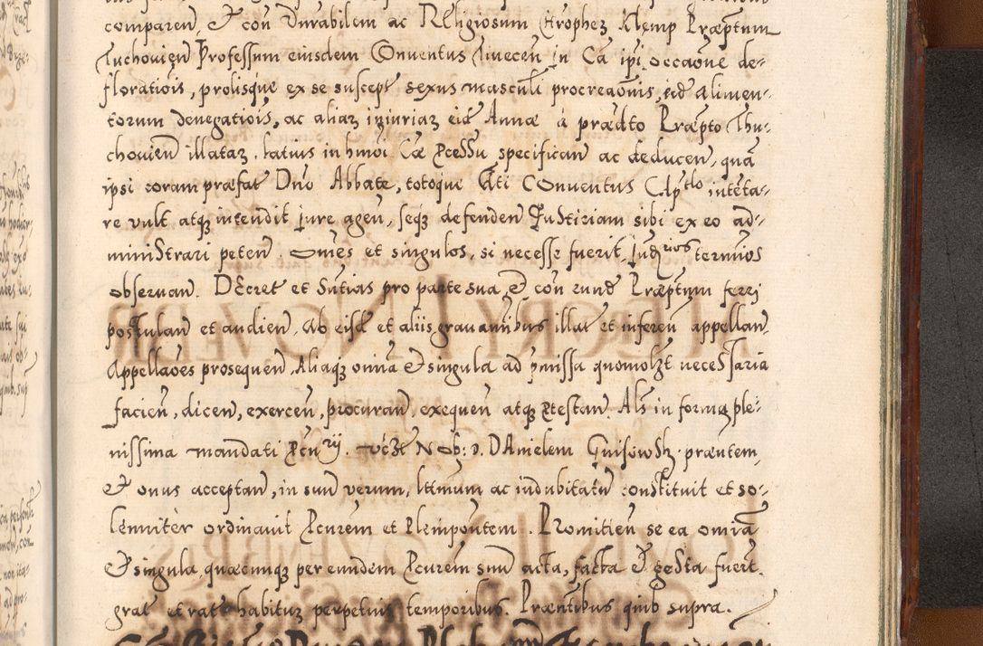 Zdjęcie nr 1214 dla obiektu archiwalnego: Illistrissimo et revedissimo in Christo Patre Domino Domino Georgio Rzadziwił Miserone Divina Sacrostae R. E. Tituli S. Sixti Presbitero Cardinali Duce in Olyka et Niesswiesz ad Gubernacula Ecclessiae Cracoviensis cuius administratorialem a Sancta Sede Apostolica obtinverat feliciter sedente. Acta actorum, causarum, sententiarum tam deffinitivarum quam interloquutoriarum decretorum, obligationum, quietationum, recognitionum, constitutionum procuratorum etc. coram Reverendo Domino Stanislao Crassinskz de Crasne Archidiacono Cracoviensis, Scholastico Gnesnesis, Custode Plocensis etc. Vicario et Officiali Generali Cracoviensi in Ano Domini Millesimo Quingentesimo Nonagesimo Primo cuius indictio quarta pontificatus SS. Domini Nostri Gregorii XIIII Anno I psius prio feliciter incipiut