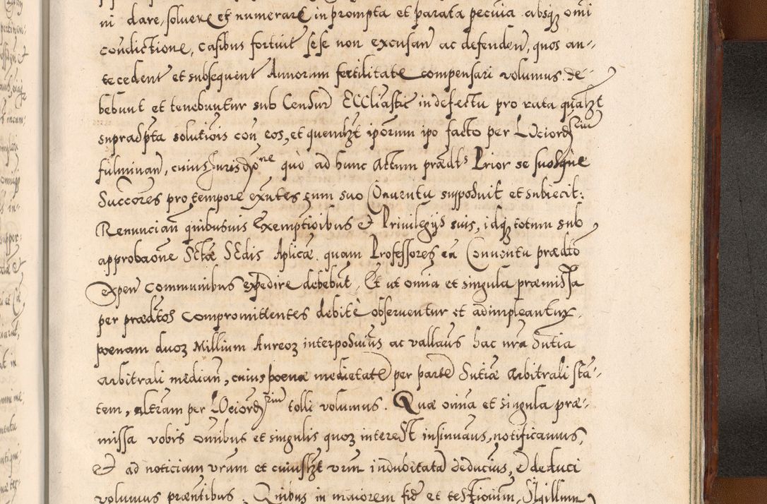 Zdjęcie nr 1228 dla obiektu archiwalnego: Illistrissimo et revedissimo in Christo Patre Domino Domino Georgio Rzadziwił Miserone Divina Sacrostae R. E. Tituli S. Sixti Presbitero Cardinali Duce in Olyka et Niesswiesz ad Gubernacula Ecclessiae Cracoviensis cuius administratorialem a Sancta Sede Apostolica obtinverat feliciter sedente. Acta actorum, causarum, sententiarum tam deffinitivarum quam interloquutoriarum decretorum, obligationum, quietationum, recognitionum, constitutionum procuratorum etc. coram Reverendo Domino Stanislao Crassinskz de Crasne Archidiacono Cracoviensis, Scholastico Gnesnesis, Custode Plocensis etc. Vicario et Officiali Generali Cracoviensi in Ano Domini Millesimo Quingentesimo Nonagesimo Primo cuius indictio quarta pontificatus SS. Domini Nostri Gregorii XIIII Anno I psius prio feliciter incipiut