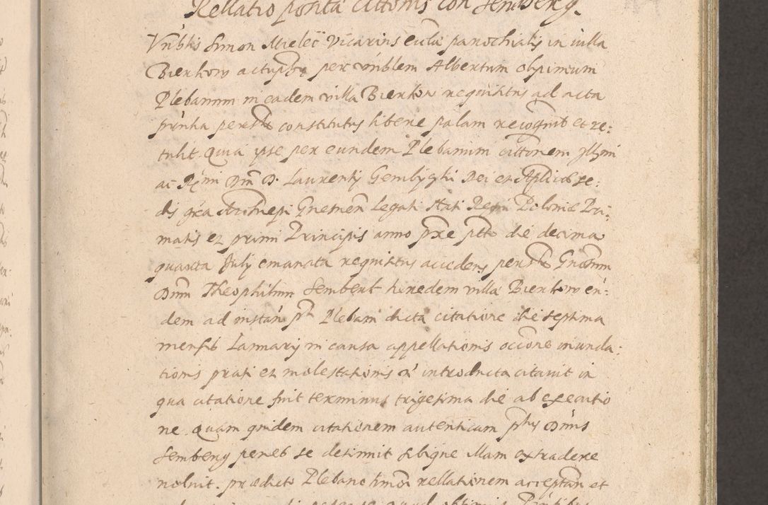 Zdjęcie nr 23 dla obiektu archiwalnego: Acta actorum causarum obligationum institutionum decretorum constitutionum quietationum resignationum cissionum et atiaru obsernationum tam indiciariarum quam extra indiciariarum coram Admodum Reverendo Domino Joanne Zerzynski Canonico Vicario in Spiritualibus et Officiali generali Cracoviensis ad Annum Domini Millesimum Sextentissimum Vigesimum Indictione tertia Pontificatus SSmi D. N. D. Pauli Divina pronidentia Papae V. foeliciter moderni anno ipsins subfelici regimine Diocesis Cracoviensis Illustrissimi ac Reverendissimi D. N. D. Martini Szyszkowski Deigratia Episcopus Cracoviensis Ducis Severiensis in continuantur.