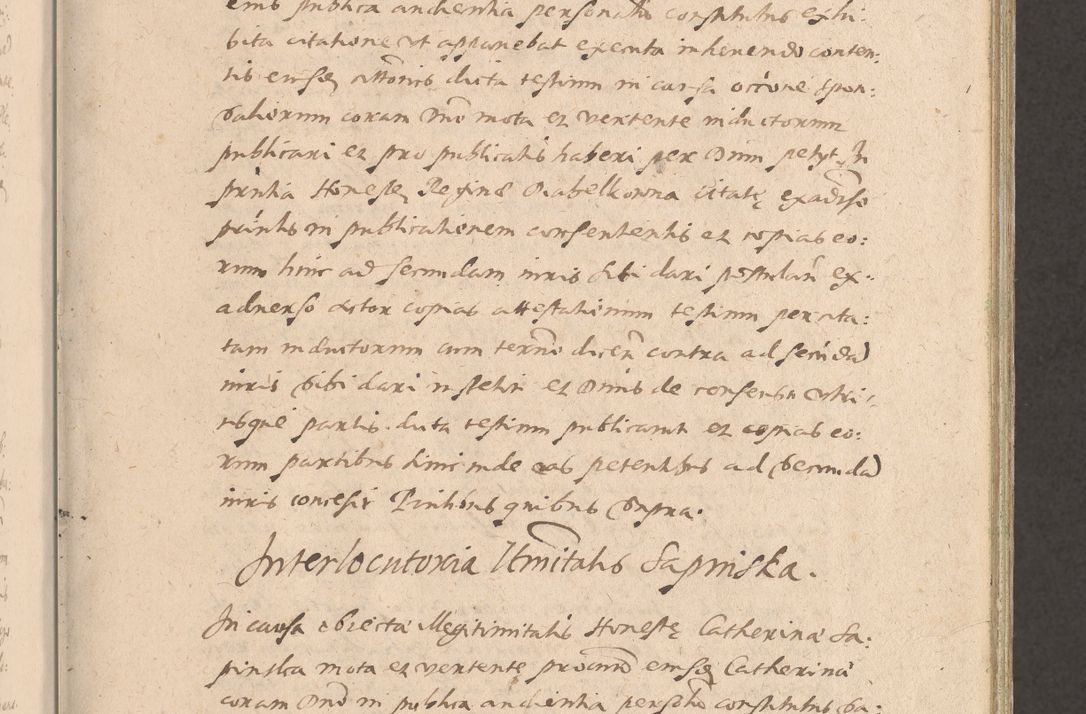 Zdjęcie nr 19 dla obiektu archiwalnego: Acta actorum causarum obligationum institutionum decretorum constitutionum quietationum resignationum cissionum et atiaru obsernationum tam indiciariarum quam extra indiciariarum coram Admodum Reverendo Domino Joanne Zerzynski Canonico Vicario in Spiritualibus et Officiali generali Cracoviensis ad Annum Domini Millesimum Sextentissimum Vigesimum Indictione tertia Pontificatus SSmi D. N. D. Pauli Divina pronidentia Papae V. foeliciter moderni anno ipsins subfelici regimine Diocesis Cracoviensis Illustrissimi ac Reverendissimi D. N. D. Martini Szyszkowski Deigratia Episcopus Cracoviensis Ducis Severiensis in continuantur.