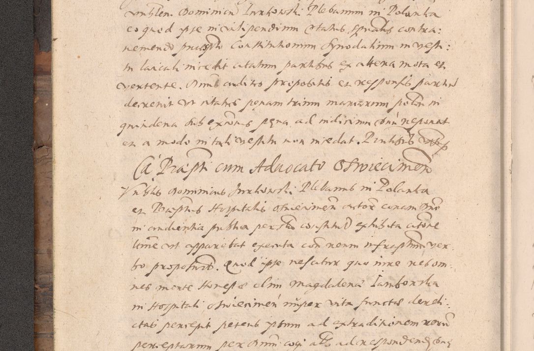 Zdjęcie nr 20 dla obiektu archiwalnego: Acta actorum causarum obligationum institutionum decretorum constitutionum quietationum resignationum cissionum et atiaru obsernationum tam indiciariarum quam extra indiciariarum coram Admodum Reverendo Domino Joanne Zerzynski Canonico Vicario in Spiritualibus et Officiali generali Cracoviensis ad Annum Domini Millesimum Sextentissimum Vigesimum Indictione tertia Pontificatus SSmi D. N. D. Pauli Divina pronidentia Papae V. foeliciter moderni anno ipsins subfelici regimine Diocesis Cracoviensis Illustrissimi ac Reverendissimi D. N. D. Martini Szyszkowski Deigratia Episcopus Cracoviensis Ducis Severiensis in continuantur.