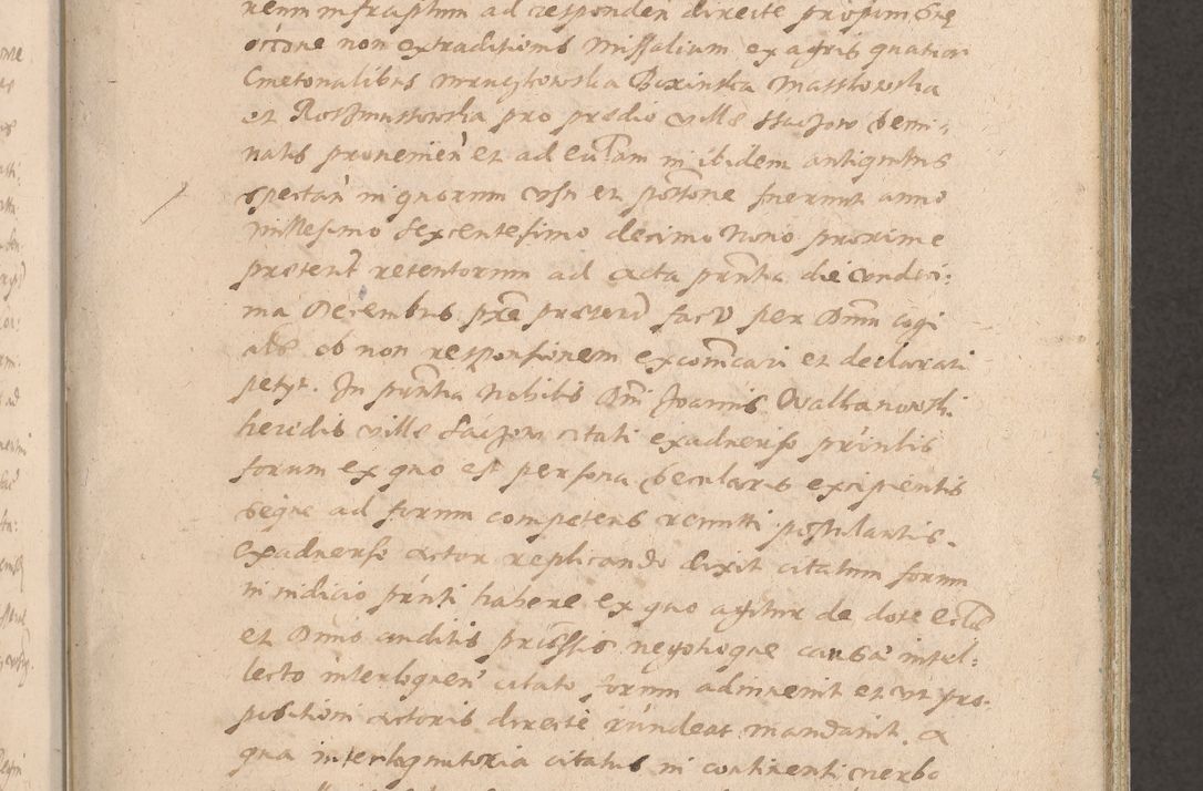 Zdjęcie nr 9 dla obiektu archiwalnego: Acta actorum causarum obligationum institutionum decretorum constitutionum quietationum resignationum cissionum et atiaru obsernationum tam indiciariarum quam extra indiciariarum coram Admodum Reverendo Domino Joanne Zerzynski Canonico Vicario in Spiritualibus et Officiali generali Cracoviensis ad Annum Domini Millesimum Sextentissimum Vigesimum Indictione tertia Pontificatus SSmi D. N. D. Pauli Divina pronidentia Papae V. foeliciter moderni anno ipsins subfelici regimine Diocesis Cracoviensis Illustrissimi ac Reverendissimi D. N. D. Martini Szyszkowski Deigratia Episcopus Cracoviensis Ducis Severiensis in continuantur.