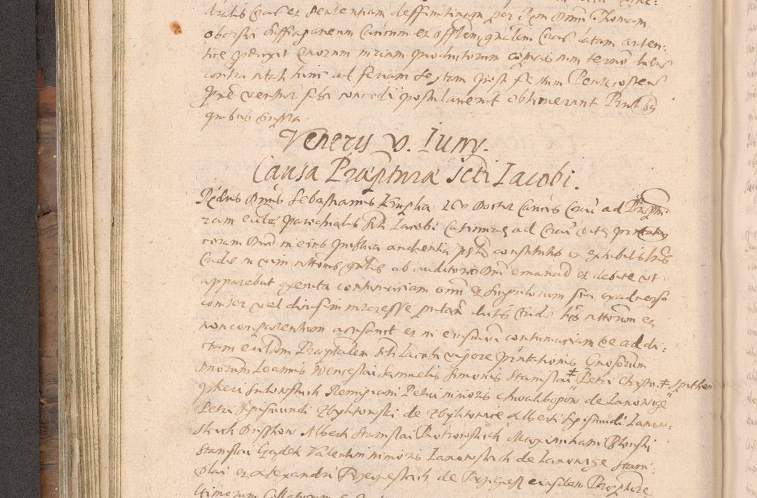 Zdjęcie nr 194 dla obiektu archiwalnego: Acta actorum causarum obligationum institutionum decretorum constitutionum quietationum resignationum cissionum et atiaru obsernationum tam indiciariarum quam extra indiciariarum coram Admodum Reverendo Domino Joanne Zerzynski Canonico Vicario in Spiritualibus et Officiali generali Cracoviensis ad Annum Domini Millesimum Sextentissimum Vigesimum Indictione tertia Pontificatus SSmi D. N. D. Pauli Divina pronidentia Papae V. foeliciter moderni anno ipsins subfelici regimine Diocesis Cracoviensis Illustrissimi ac Reverendissimi D. N. D. Martini Szyszkowski Deigratia Episcopus Cracoviensis Ducis Severiensis in continuantur.
