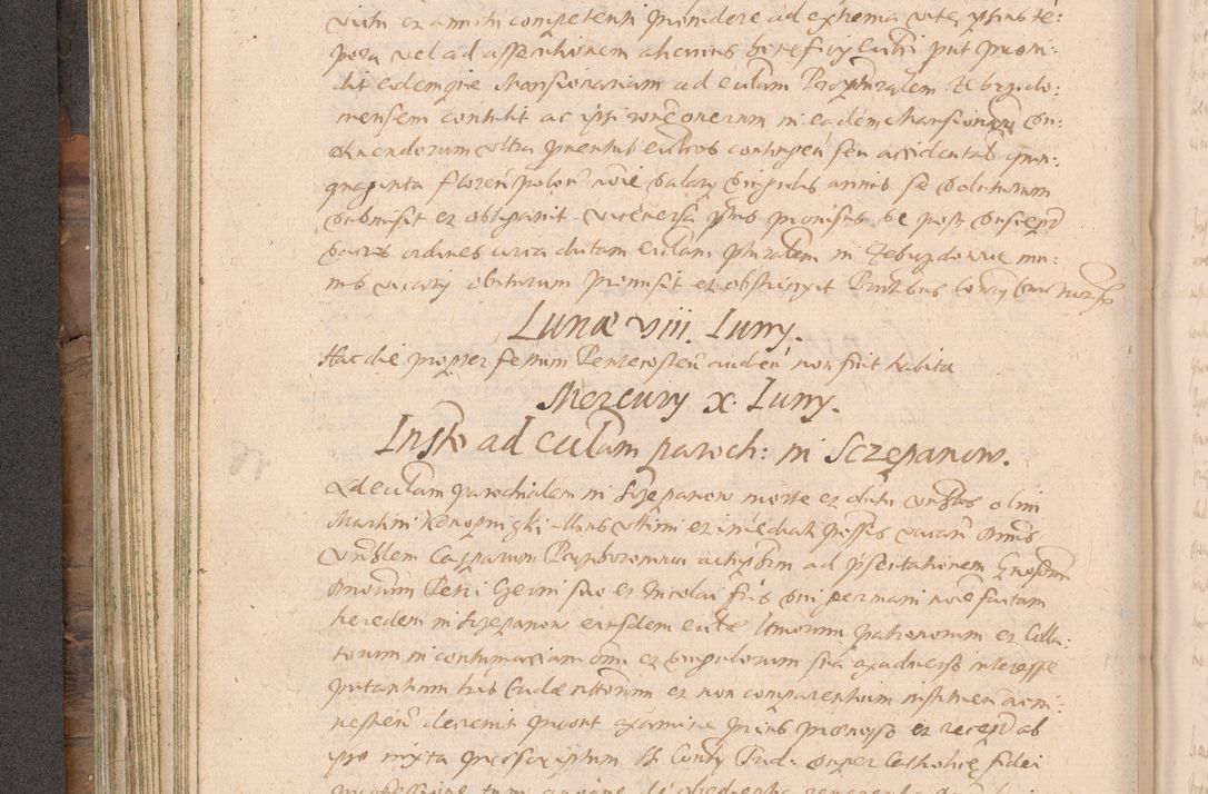 Zdjęcie nr 196 dla obiektu archiwalnego: Acta actorum causarum obligationum institutionum decretorum constitutionum quietationum resignationum cissionum et atiaru obsernationum tam indiciariarum quam extra indiciariarum coram Admodum Reverendo Domino Joanne Zerzynski Canonico Vicario in Spiritualibus et Officiali generali Cracoviensis ad Annum Domini Millesimum Sextentissimum Vigesimum Indictione tertia Pontificatus SSmi D. N. D. Pauli Divina pronidentia Papae V. foeliciter moderni anno ipsins subfelici regimine Diocesis Cracoviensis Illustrissimi ac Reverendissimi D. N. D. Martini Szyszkowski Deigratia Episcopus Cracoviensis Ducis Severiensis in continuantur.