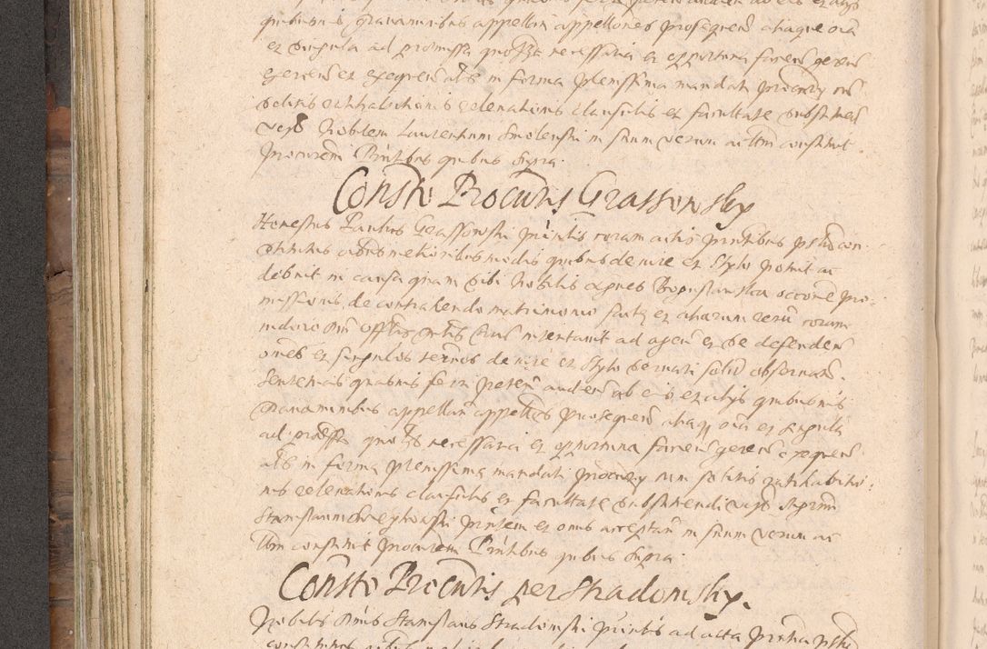 Zdjęcie nr 190 dla obiektu archiwalnego: Acta actorum causarum obligationum institutionum decretorum constitutionum quietationum resignationum cissionum et atiaru obsernationum tam indiciariarum quam extra indiciariarum coram Admodum Reverendo Domino Joanne Zerzynski Canonico Vicario in Spiritualibus et Officiali generali Cracoviensis ad Annum Domini Millesimum Sextentissimum Vigesimum Indictione tertia Pontificatus SSmi D. N. D. Pauli Divina pronidentia Papae V. foeliciter moderni anno ipsins subfelici regimine Diocesis Cracoviensis Illustrissimi ac Reverendissimi D. N. D. Martini Szyszkowski Deigratia Episcopus Cracoviensis Ducis Severiensis in continuantur.