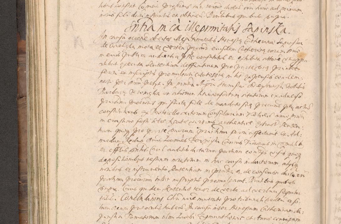 Zdjęcie nr 170 dla obiektu archiwalnego: Acta actorum causarum obligationum institutionum decretorum constitutionum quietationum resignationum cissionum et atiaru obsernationum tam indiciariarum quam extra indiciariarum coram Admodum Reverendo Domino Joanne Zerzynski Canonico Vicario in Spiritualibus et Officiali generali Cracoviensis ad Annum Domini Millesimum Sextentissimum Vigesimum Indictione tertia Pontificatus SSmi D. N. D. Pauli Divina pronidentia Papae V. foeliciter moderni anno ipsins subfelici regimine Diocesis Cracoviensis Illustrissimi ac Reverendissimi D. N. D. Martini Szyszkowski Deigratia Episcopus Cracoviensis Ducis Severiensis in continuantur.