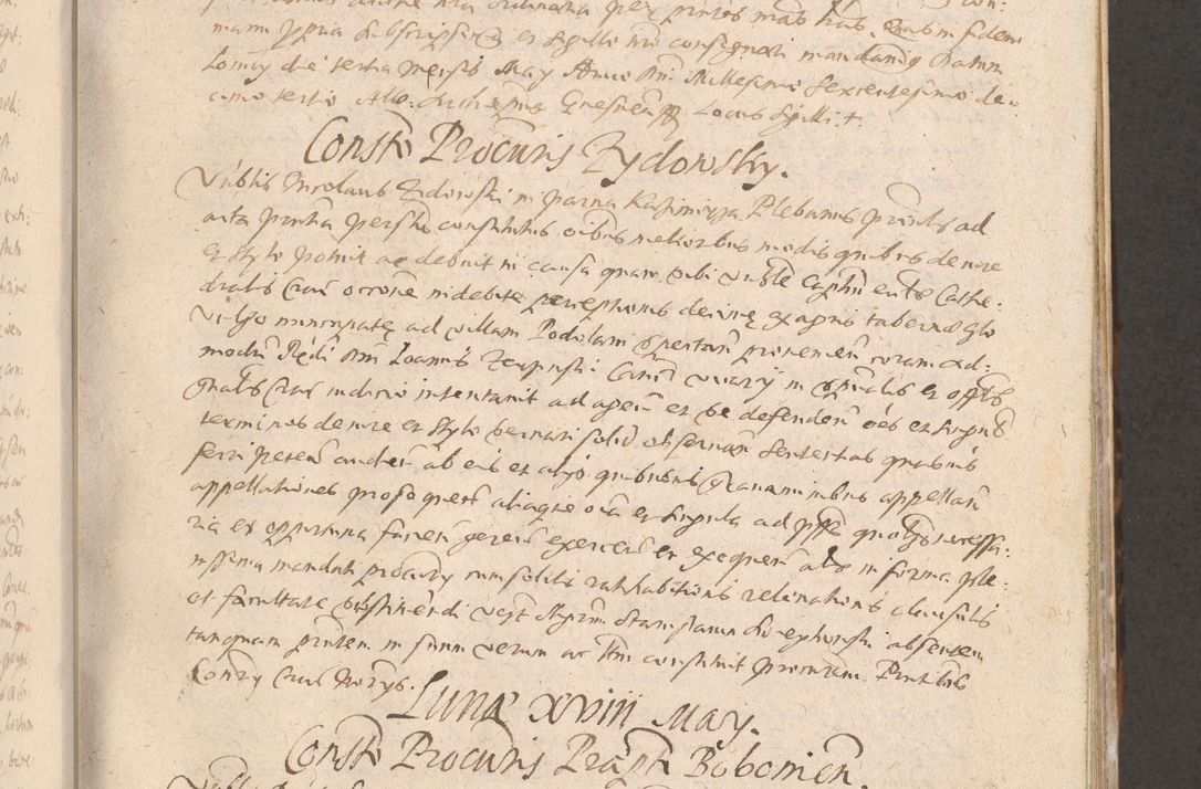 Zdjęcie nr 165 dla obiektu archiwalnego: Acta actorum causarum obligationum institutionum decretorum constitutionum quietationum resignationum cissionum et atiaru obsernationum tam indiciariarum quam extra indiciariarum coram Admodum Reverendo Domino Joanne Zerzynski Canonico Vicario in Spiritualibus et Officiali generali Cracoviensis ad Annum Domini Millesimum Sextentissimum Vigesimum Indictione tertia Pontificatus SSmi D. N. D. Pauli Divina pronidentia Papae V. foeliciter moderni anno ipsins subfelici regimine Diocesis Cracoviensis Illustrissimi ac Reverendissimi D. N. D. Martini Szyszkowski Deigratia Episcopus Cracoviensis Ducis Severiensis in continuantur.