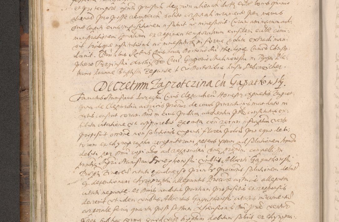 Zdjęcie nr 156 dla obiektu archiwalnego: Acta actorum causarum obligationum institutionum decretorum constitutionum quietationum resignationum cissionum et atiaru obsernationum tam indiciariarum quam extra indiciariarum coram Admodum Reverendo Domino Joanne Zerzynski Canonico Vicario in Spiritualibus et Officiali generali Cracoviensis ad Annum Domini Millesimum Sextentissimum Vigesimum Indictione tertia Pontificatus SSmi D. N. D. Pauli Divina pronidentia Papae V. foeliciter moderni anno ipsins subfelici regimine Diocesis Cracoviensis Illustrissimi ac Reverendissimi D. N. D. Martini Szyszkowski Deigratia Episcopus Cracoviensis Ducis Severiensis in continuantur.