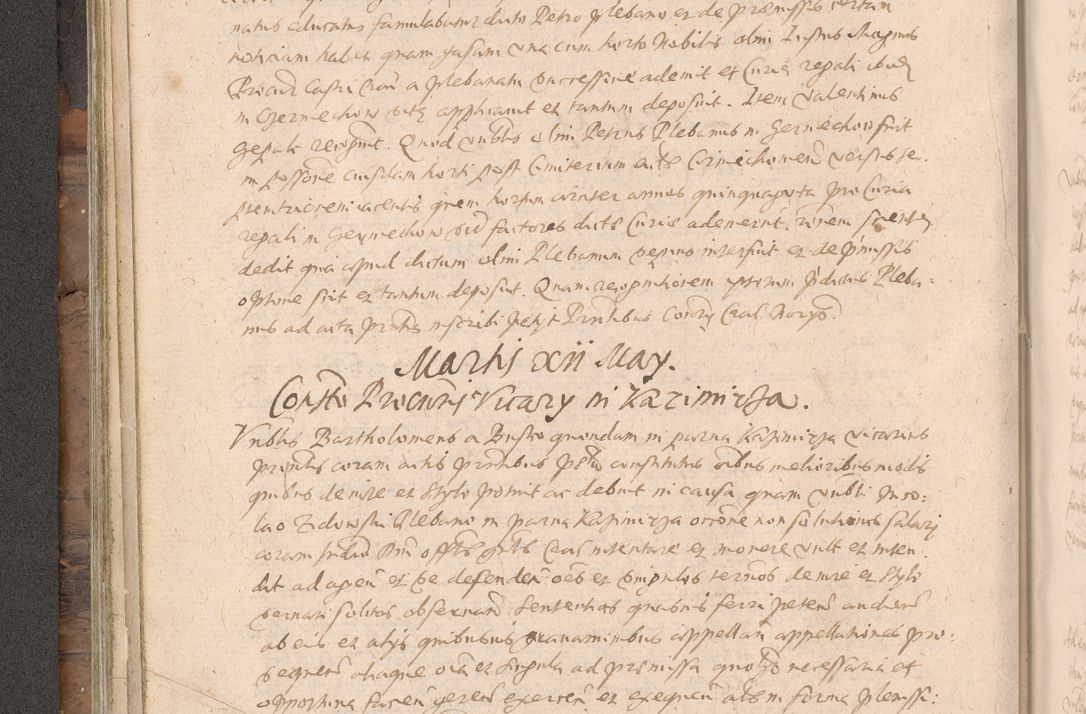 Zdjęcie nr 154 dla obiektu archiwalnego: Acta actorum causarum obligationum institutionum decretorum constitutionum quietationum resignationum cissionum et atiaru obsernationum tam indiciariarum quam extra indiciariarum coram Admodum Reverendo Domino Joanne Zerzynski Canonico Vicario in Spiritualibus et Officiali generali Cracoviensis ad Annum Domini Millesimum Sextentissimum Vigesimum Indictione tertia Pontificatus SSmi D. N. D. Pauli Divina pronidentia Papae V. foeliciter moderni anno ipsins subfelici regimine Diocesis Cracoviensis Illustrissimi ac Reverendissimi D. N. D. Martini Szyszkowski Deigratia Episcopus Cracoviensis Ducis Severiensis in continuantur.