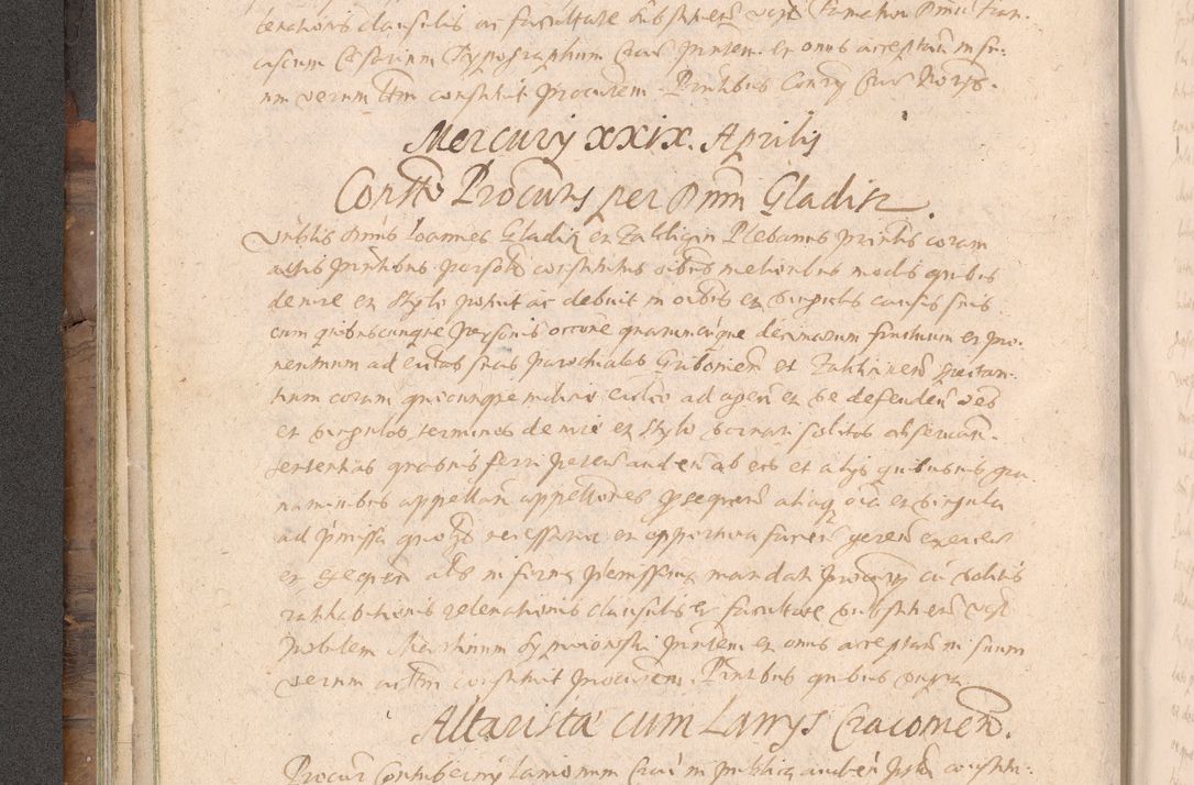 Zdjęcie nr 146 dla obiektu archiwalnego: Acta actorum causarum obligationum institutionum decretorum constitutionum quietationum resignationum cissionum et atiaru obsernationum tam indiciariarum quam extra indiciariarum coram Admodum Reverendo Domino Joanne Zerzynski Canonico Vicario in Spiritualibus et Officiali generali Cracoviensis ad Annum Domini Millesimum Sextentissimum Vigesimum Indictione tertia Pontificatus SSmi D. N. D. Pauli Divina pronidentia Papae V. foeliciter moderni anno ipsins subfelici regimine Diocesis Cracoviensis Illustrissimi ac Reverendissimi D. N. D. Martini Szyszkowski Deigratia Episcopus Cracoviensis Ducis Severiensis in continuantur.