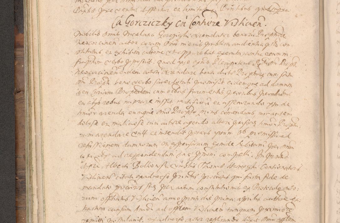 Zdjęcie nr 138 dla obiektu archiwalnego: Acta actorum causarum obligationum institutionum decretorum constitutionum quietationum resignationum cissionum et atiaru obsernationum tam indiciariarum quam extra indiciariarum coram Admodum Reverendo Domino Joanne Zerzynski Canonico Vicario in Spiritualibus et Officiali generali Cracoviensis ad Annum Domini Millesimum Sextentissimum Vigesimum Indictione tertia Pontificatus SSmi D. N. D. Pauli Divina pronidentia Papae V. foeliciter moderni anno ipsins subfelici regimine Diocesis Cracoviensis Illustrissimi ac Reverendissimi D. N. D. Martini Szyszkowski Deigratia Episcopus Cracoviensis Ducis Severiensis in continuantur.
