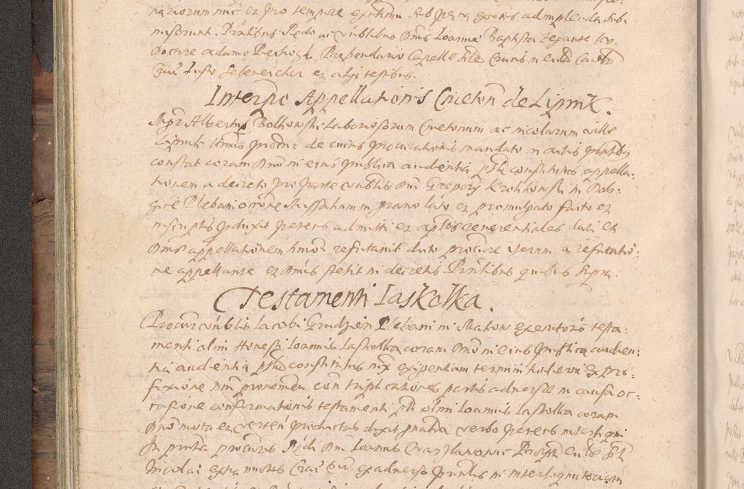 Zdjęcie nr 128 dla obiektu archiwalnego: Acta actorum causarum obligationum institutionum decretorum constitutionum quietationum resignationum cissionum et atiaru obsernationum tam indiciariarum quam extra indiciariarum coram Admodum Reverendo Domino Joanne Zerzynski Canonico Vicario in Spiritualibus et Officiali generali Cracoviensis ad Annum Domini Millesimum Sextentissimum Vigesimum Indictione tertia Pontificatus SSmi D. N. D. Pauli Divina pronidentia Papae V. foeliciter moderni anno ipsins subfelici regimine Diocesis Cracoviensis Illustrissimi ac Reverendissimi D. N. D. Martini Szyszkowski Deigratia Episcopus Cracoviensis Ducis Severiensis in continuantur.
