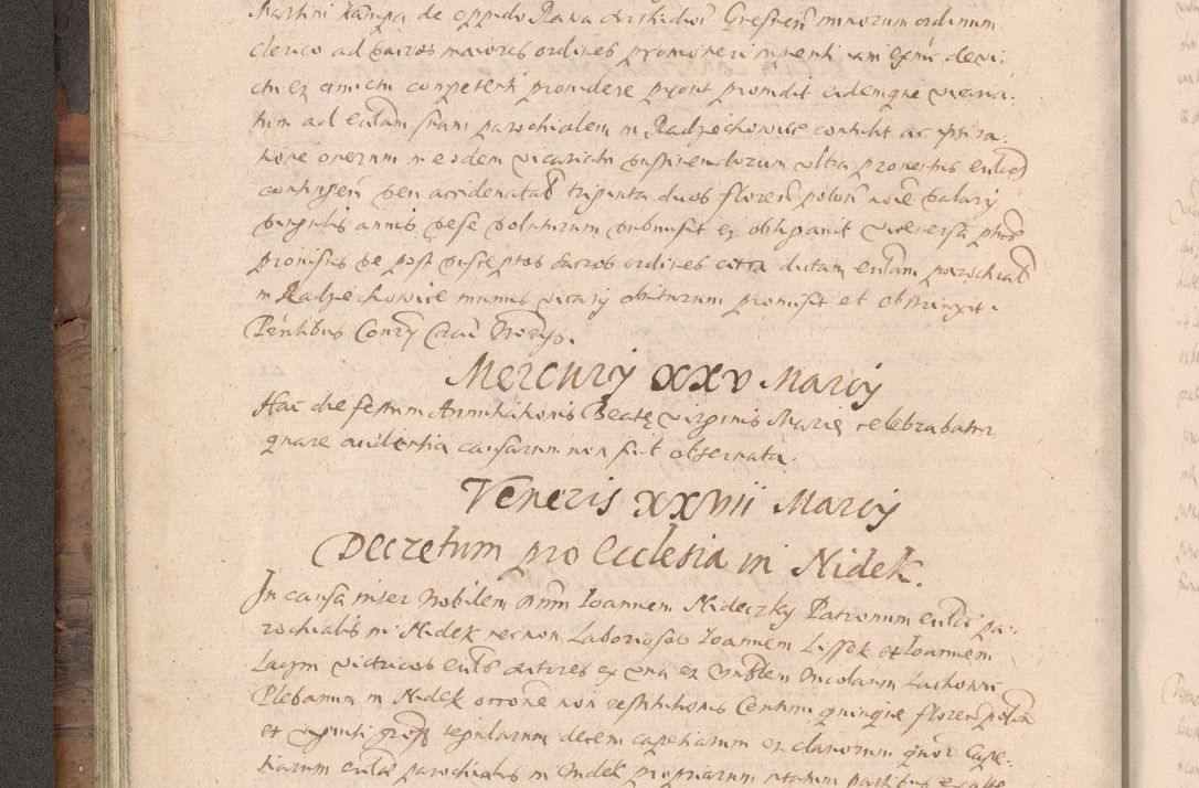 Zdjęcie nr 116 dla obiektu archiwalnego: Acta actorum causarum obligationum institutionum decretorum constitutionum quietationum resignationum cissionum et atiaru obsernationum tam indiciariarum quam extra indiciariarum coram Admodum Reverendo Domino Joanne Zerzynski Canonico Vicario in Spiritualibus et Officiali generali Cracoviensis ad Annum Domini Millesimum Sextentissimum Vigesimum Indictione tertia Pontificatus SSmi D. N. D. Pauli Divina pronidentia Papae V. foeliciter moderni anno ipsins subfelici regimine Diocesis Cracoviensis Illustrissimi ac Reverendissimi D. N. D. Martini Szyszkowski Deigratia Episcopus Cracoviensis Ducis Severiensis in continuantur.