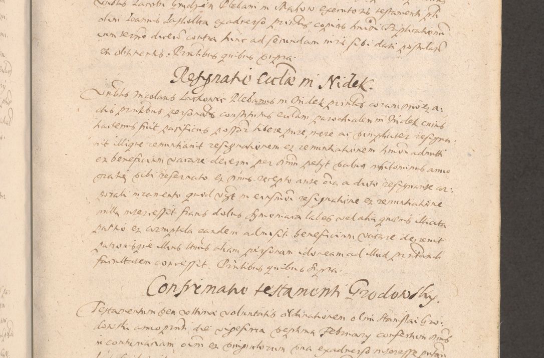 Zdjęcie nr 117 dla obiektu archiwalnego: Acta actorum causarum obligationum institutionum decretorum constitutionum quietationum resignationum cissionum et atiaru obsernationum tam indiciariarum quam extra indiciariarum coram Admodum Reverendo Domino Joanne Zerzynski Canonico Vicario in Spiritualibus et Officiali generali Cracoviensis ad Annum Domini Millesimum Sextentissimum Vigesimum Indictione tertia Pontificatus SSmi D. N. D. Pauli Divina pronidentia Papae V. foeliciter moderni anno ipsins subfelici regimine Diocesis Cracoviensis Illustrissimi ac Reverendissimi D. N. D. Martini Szyszkowski Deigratia Episcopus Cracoviensis Ducis Severiensis in continuantur.