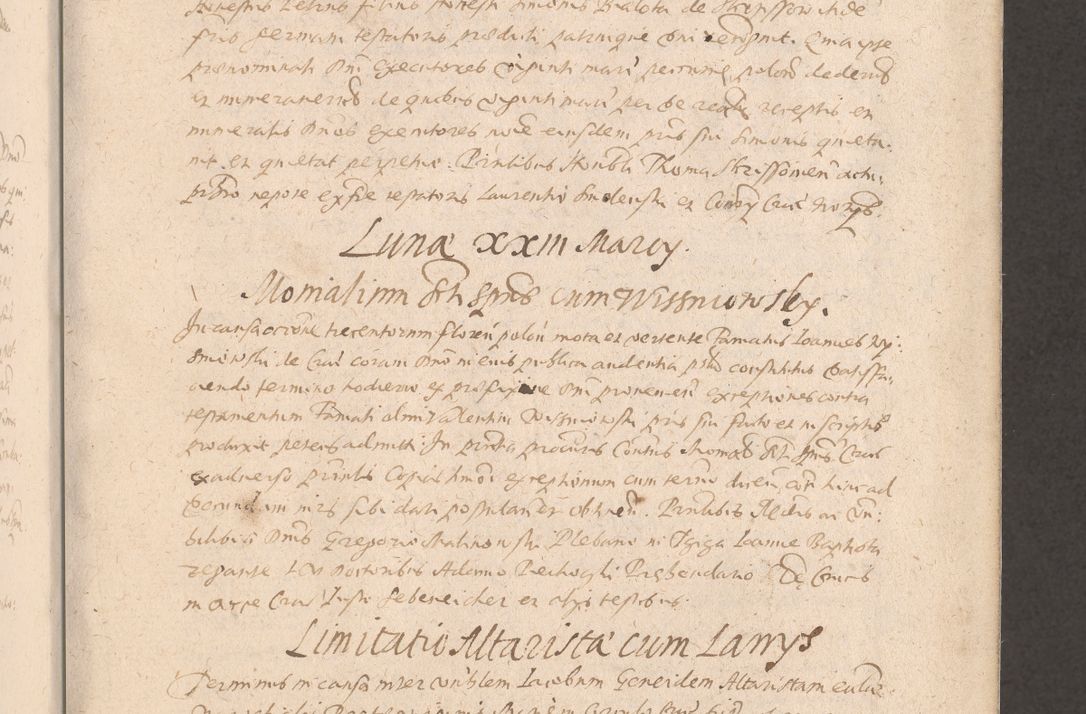 Zdjęcie nr 113 dla obiektu archiwalnego: Acta actorum causarum obligationum institutionum decretorum constitutionum quietationum resignationum cissionum et atiaru obsernationum tam indiciariarum quam extra indiciariarum coram Admodum Reverendo Domino Joanne Zerzynski Canonico Vicario in Spiritualibus et Officiali generali Cracoviensis ad Annum Domini Millesimum Sextentissimum Vigesimum Indictione tertia Pontificatus SSmi D. N. D. Pauli Divina pronidentia Papae V. foeliciter moderni anno ipsins subfelici regimine Diocesis Cracoviensis Illustrissimi ac Reverendissimi D. N. D. Martini Szyszkowski Deigratia Episcopus Cracoviensis Ducis Severiensis in continuantur.